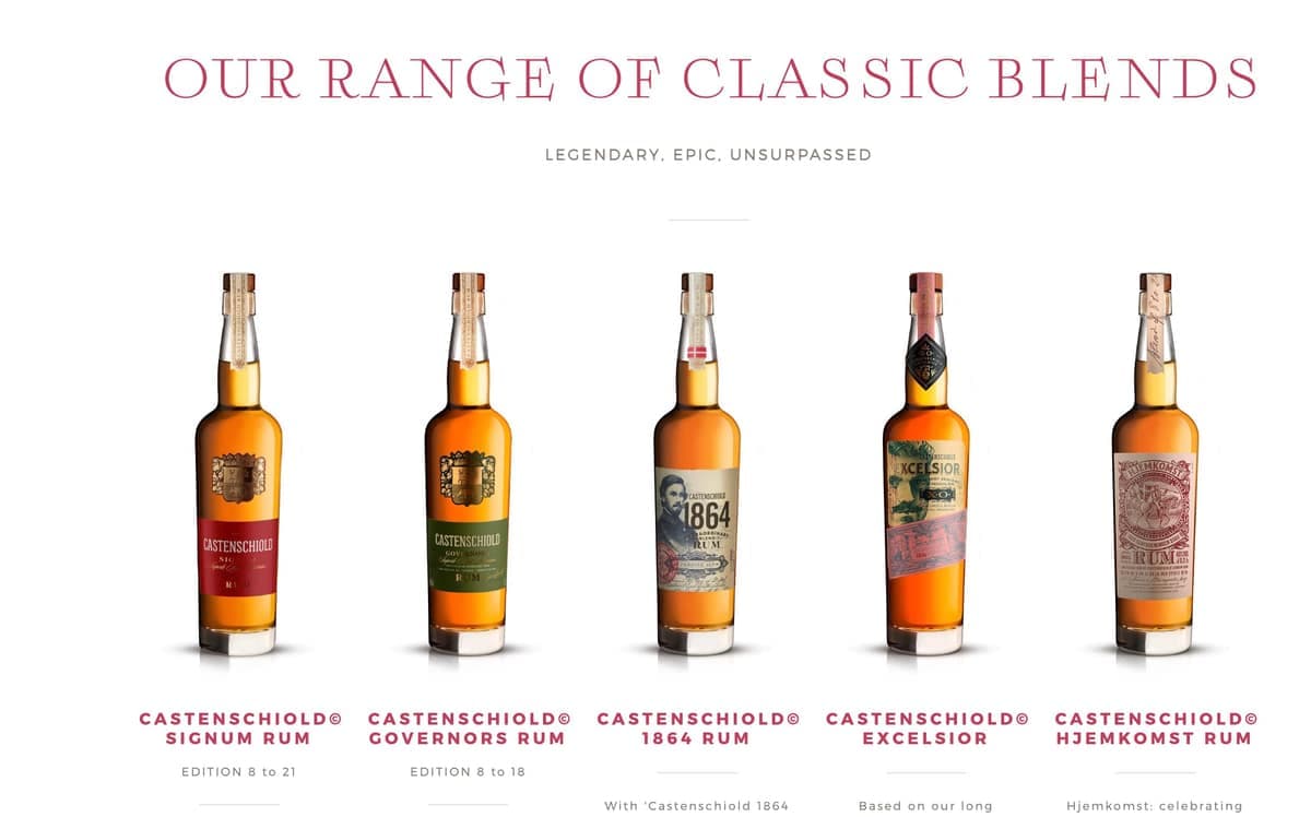 CASTENSCHIOLD RUM - branding corporativo de lujo | Estudio Furia Portfolio