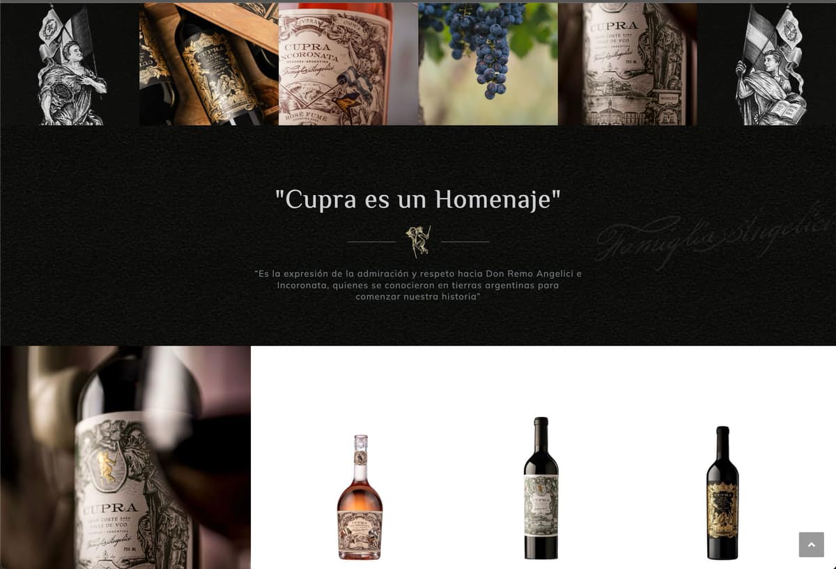 CUPRA WINES - retail corporativo de vinos | Estudio Furia Portfolio